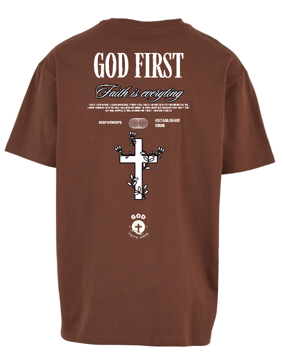GOD FIRST Oversize T-Shirt